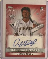 Oneil Cruz [Red] #BSA-OC Baseball Cards 2022 Topps Baseball Stars Autographs Prices