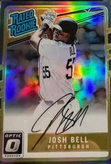 Josh Bell [Black] #RRS-JB Baseball Cards 2017 Panini Donruss Optic Rated Rookie Signatures Prices