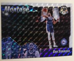 Ben Simmons [White Mosaic] Basketball Cards 2019 Panini Mosaic Montage Prices