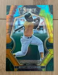 Rickey Henderson [Tie Dye] Baseball Cards 2023 Panini Select Prices