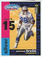 Michael Irvin [Gold Touchdown] #C27 Football Cards 1995 Collector's Choice Crash the Game Prices