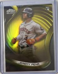 Jeremy Pena [Gold] #72 Baseball Cards 2022 Topps Chrome Black Prices