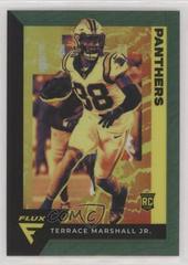 Terrace Marshall Jr. [Green] #FX-16 Football Cards 2021 Panini Chronicles Flux Rookies Prices