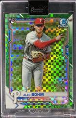 Alec Bohm [X Green Xfractor] #94 Baseball Cards 2021 Bowman Chrome Prices