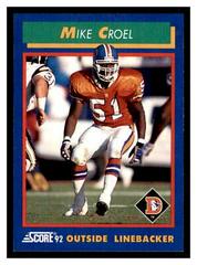 Mike Croel Football Cards 1992 Panini Score Prices