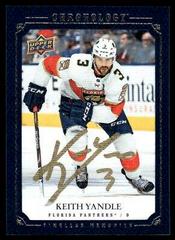 Keith Yandle [Green] #CA-KY Hockey Cards 2019 Upper Deck Chronology Canvas Autograph Prices