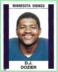 D.J. Dozier Football Cards 1988 Panini Sticker Prices