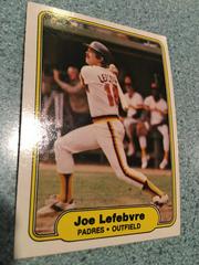 Joe LeFebvre #575 Baseball Cards 1982 Fleer Prices