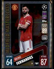 Bruno Fernandes Soccer Cards 2021 Topps Match Attax Champions & Europa League Prices