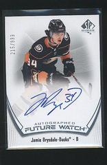 Jamie Drysdale [Autograph] Hockey Cards 2021 SP Authentic Prices