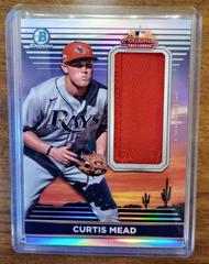 Curtis Mead Baseball Cards 2022 Bowman Chrome AFL Relics Prices