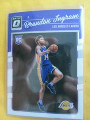 Brandon Ingram [Blue] Basketball Cards 2016 Panini Donruss Optic Prices