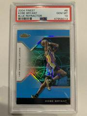 Kobe Bryant [Blue Refractor] #8 Basketball Cards 2004 Finest Prices