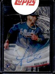 Ozzie Albies [Autograph] Baseball Cards 2018 Bowman High Tek Tides of Youth Prices