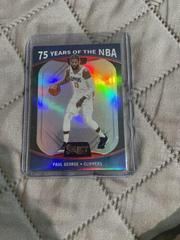 Paul George Basketball Cards 2021 Panini Select 75 Years of the NBA Prices