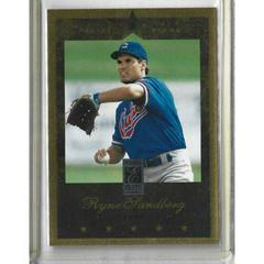 Ryne Sandberg [Gold Stars] Baseball Cards 1997 Panini Donruss Elite Prices