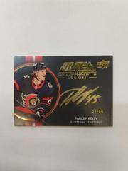 Parker Kelly [Gold] Hockey Cards 2021 SPx Rookie Signatures Prices