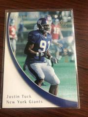 Justin Tuck Football Cards 2005 SP Authentic Prices