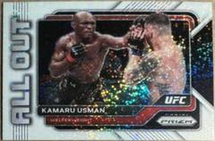 Kamaru Usman [White Sparkle] #12 Ufc Cards 2023 Panini Prizm UFC All Out Prices