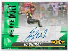 Io Shirai [Green] #A-IS Wrestling Cards 2021 Topps WWE We Are NXT Autographs Prices