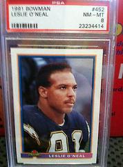 Leslie O'Neal Football Cards 1991 Bowman Prices