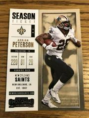 Adrian Peterson #8 Football Cards 2017 Panini Contenders Prices