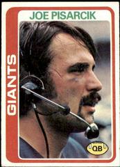 Joe Pisarcik #7 Football Cards 1978 Topps Prices