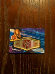 Becky Lynch [Blue] #CPP-MAN Wrestling Cards 2020 Topps WWE Women's Division Championship Plate Patch Prices