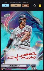 Juan Soto #CCA-JS Baseball Cards 2022 Topps Cosmic Chrome Autographs Prices