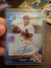 Gleyber Torres [Chrome Blue Refractor] Baseball Cards 2017 Bowman Prospect Autographs Prices