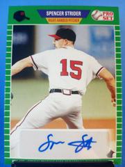 Spencer Strider #PS-SS1 Baseball Cards 2021 Pro Set Autographs Prices