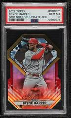Bryce Harper [Red] Baseball Cards 2022 Topps Update Diamond Greats Die Cuts Prices