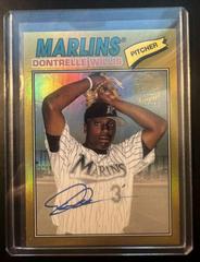 Dontrelle Willis [Gold] Baseball Cards 2023 Topps Archives 1977 Fan Favorites Autographs Prices