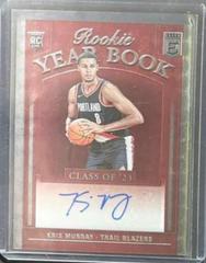 Kris Murray #21 Basketball Cards 2023 Donruss Elite Rookie Yearbook Autograph Prices