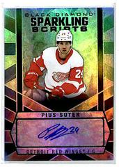 Pius Suter #SC-PS Hockey Cards 2022 Upper Deck Black Diamond Sparkling Scripts Prices