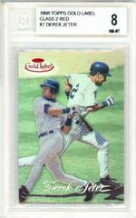 Derek Jeter [Class 2 Red Label] #7 Baseball Cards 1998 Topps Gold Label Prices
