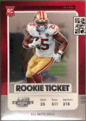 Eli Mitchell #100 Football Cards 2021 Panini Contenders Optic Prices