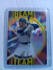 Freddie Freeman [Red] #BT-16 Baseball Cards 2022 Stadium Club Chrome Beam Team Prices