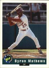 Byron Mathews Baseball Cards 1992 Classic Draft Picks Prices