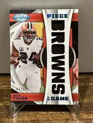 Nick Chubb [Teal] #POG-15 Football Cards 2023 Panini Certified Piece of the Game Prices