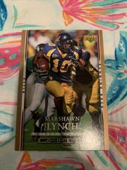 Marshawn Lynch [Gold] #121 Football Cards 2007 Upper Deck First Edition Prices