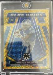 Jameson Williams [Gold] #BC-9 Football Cards 2022 Panini Mosaic Blue Chips Prices