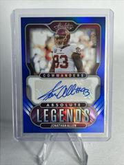 Jonathan Allen [Blue] Football Cards 2022 Panini Absolute Legends Signatures Prices