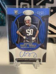 Christian Gonzalez [Blue Etch] #RRCS-3 Football Cards 2023 Panini Certified Rookie Roll Call Signatures Prices