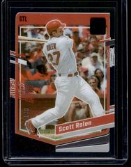 Scott Rolen [Red] #7 Baseball Cards 2023 Panini Chronicles Clearly Donruss Prices