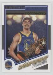 Jordan Poole #90 Basketball Cards 2022 Panini Hoops Road to the Finals Prices