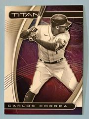 Carlos Correa #21 Baseball Cards 2021 Panini Chronicles Titan Prices