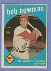Bob Bowman #221 Baseball Cards 1959 Topps Prices