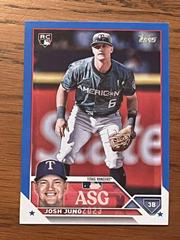 Josh Jung [Blue] #ASG-14 Baseball Cards 2023 Topps Update All Star Game Prices