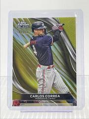 Carlos Correa [Gold Refractor] #98 Baseball Cards 2024 Topps Chrome Black Prices